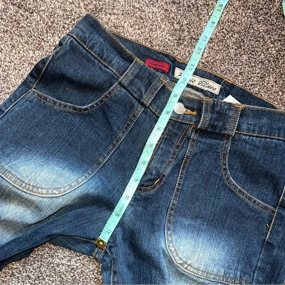 Vintage Paris Blue Dark Wash Flare Jeans Size 5 ❤️ - Picture 6 of 7